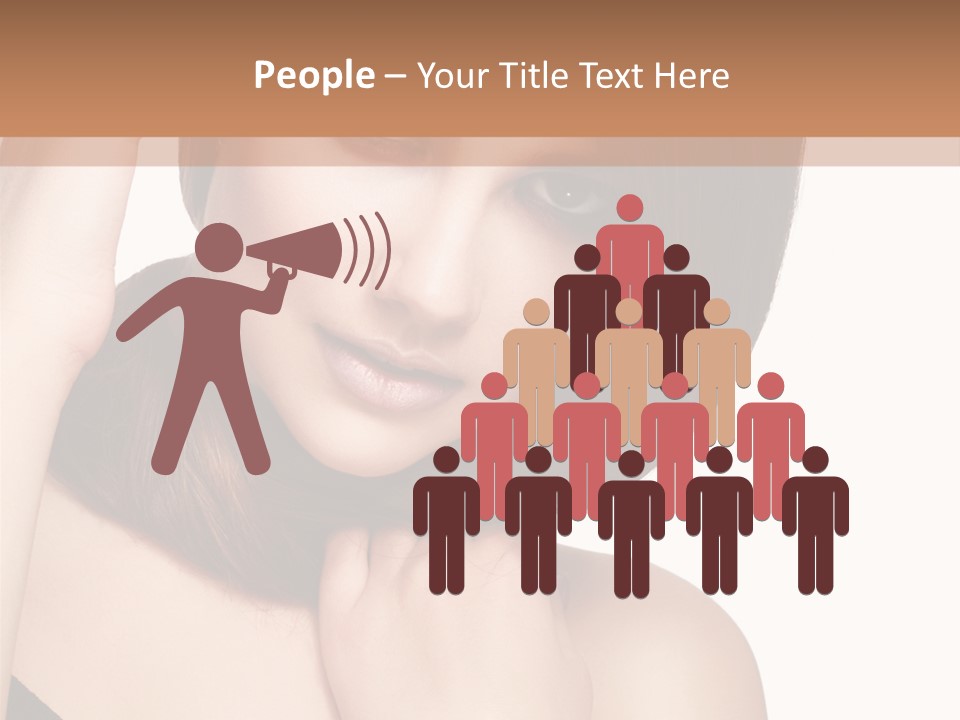 Makeup Beautiful Lips PowerPoint Template