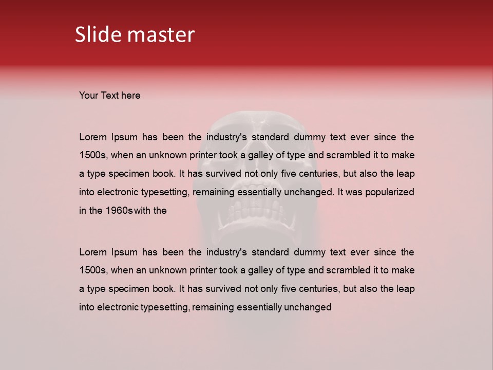 Fear Smooth Face PowerPoint Template