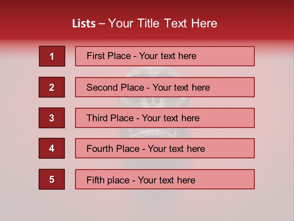 Fear Smooth Face PowerPoint Template