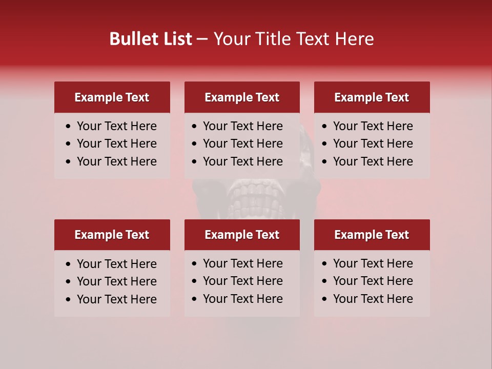 Fear Smooth Face PowerPoint Template