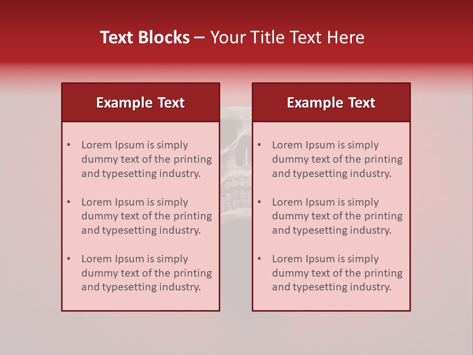 Fear Smooth Face PowerPoint Template