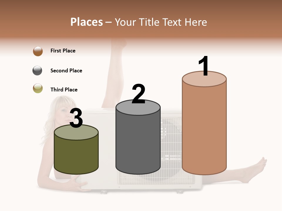 Figure Board Chair PowerPoint Template