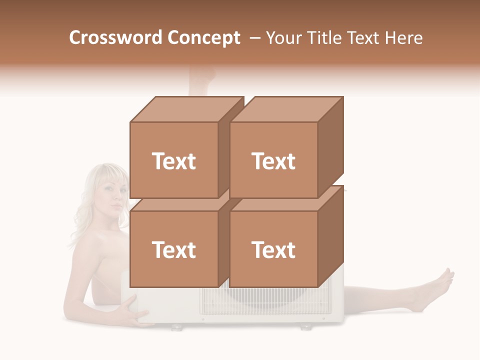 Figure Board Chair PowerPoint Template