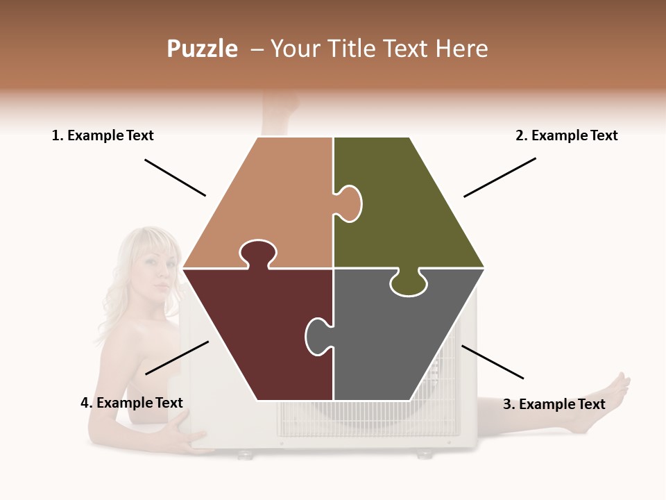 Figure Board Chair PowerPoint Template