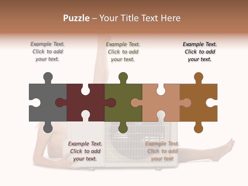 Figure Board Chair PowerPoint Template