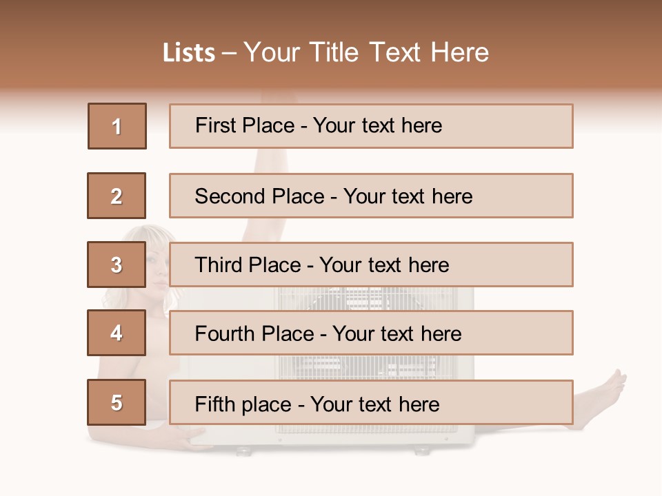 Figure Board Chair PowerPoint Template