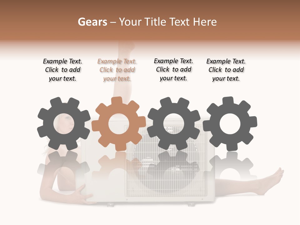 Figure Board Chair PowerPoint Template