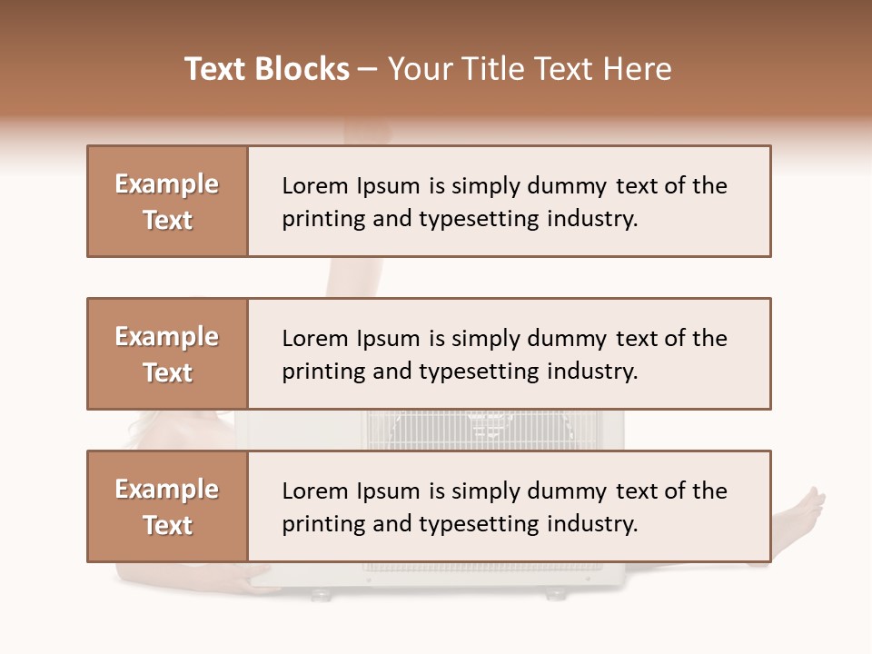 Figure Board Chair PowerPoint Template