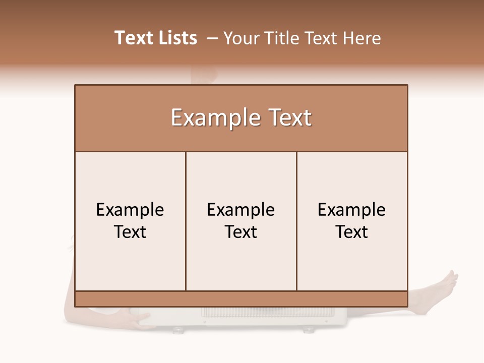 Figure Board Chair PowerPoint Template