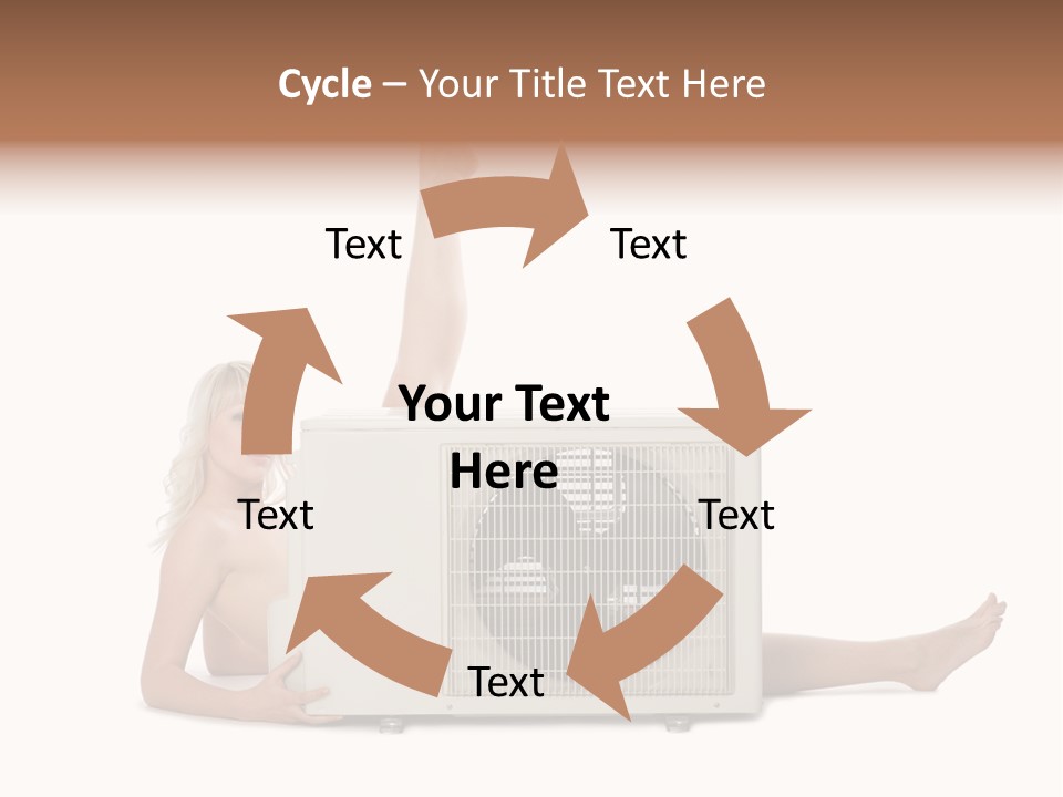 Figure Board Chair PowerPoint Template