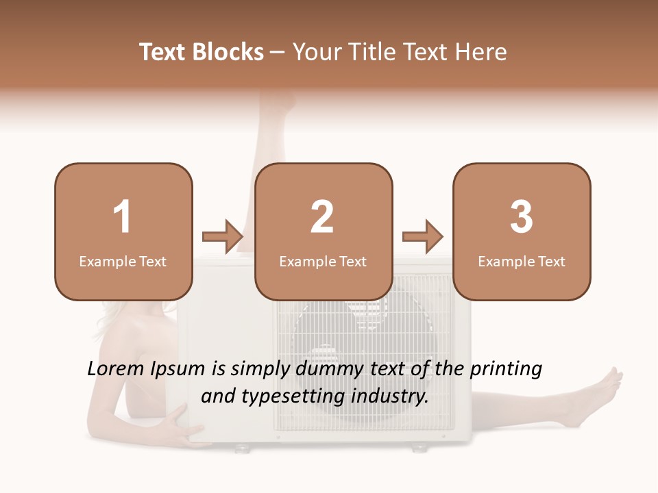 Figure Board Chair PowerPoint Template