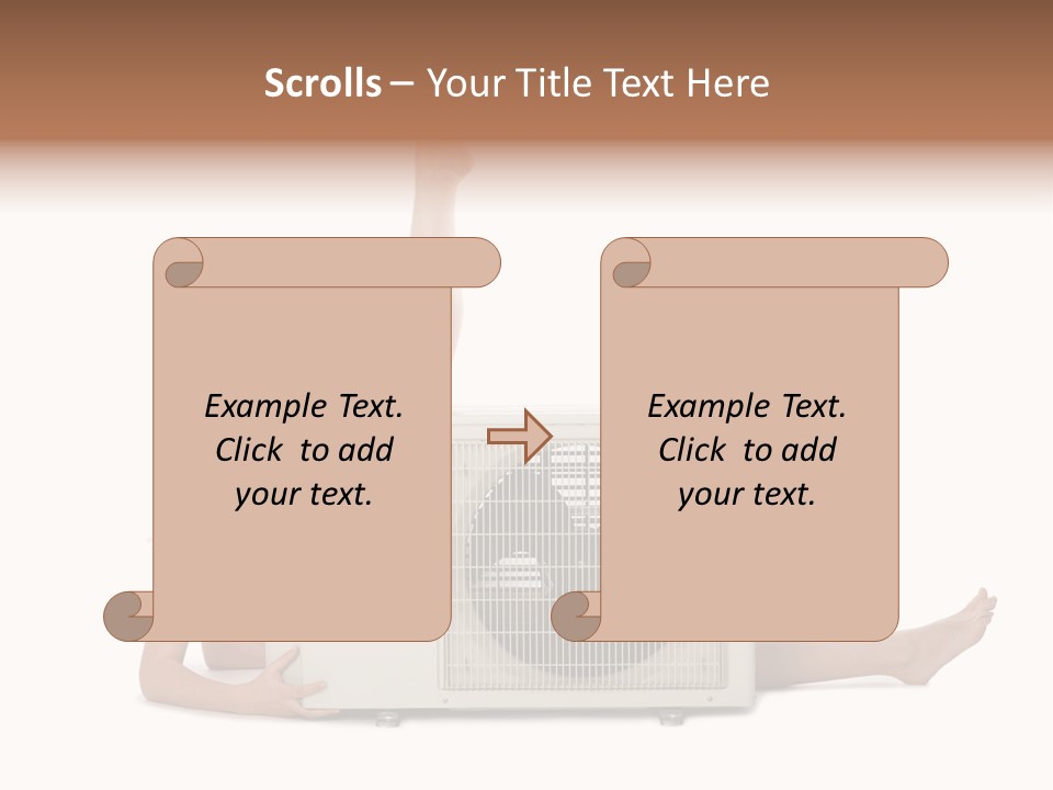 Figure Board Chair PowerPoint Template