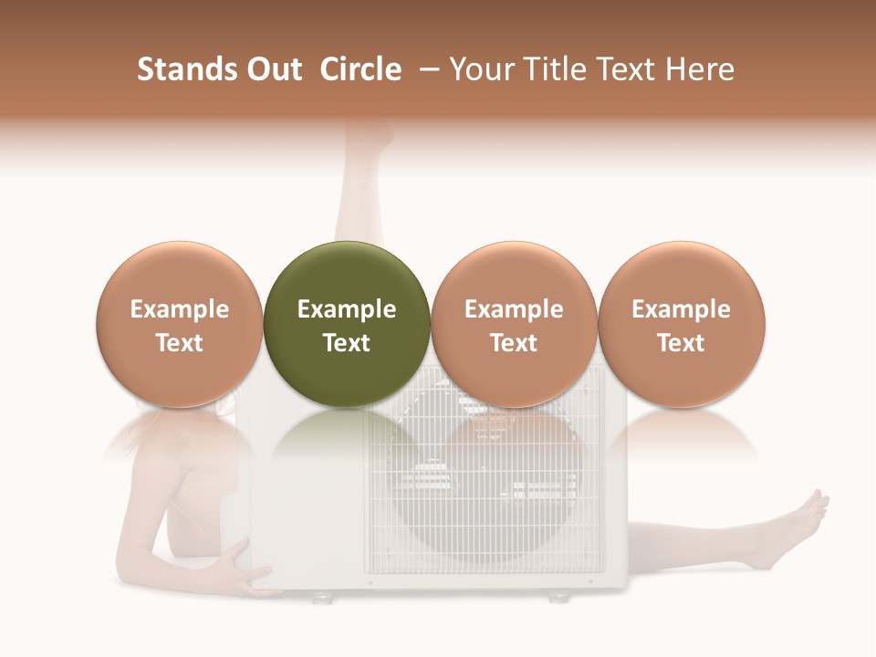 Figure Board Chair PowerPoint Template