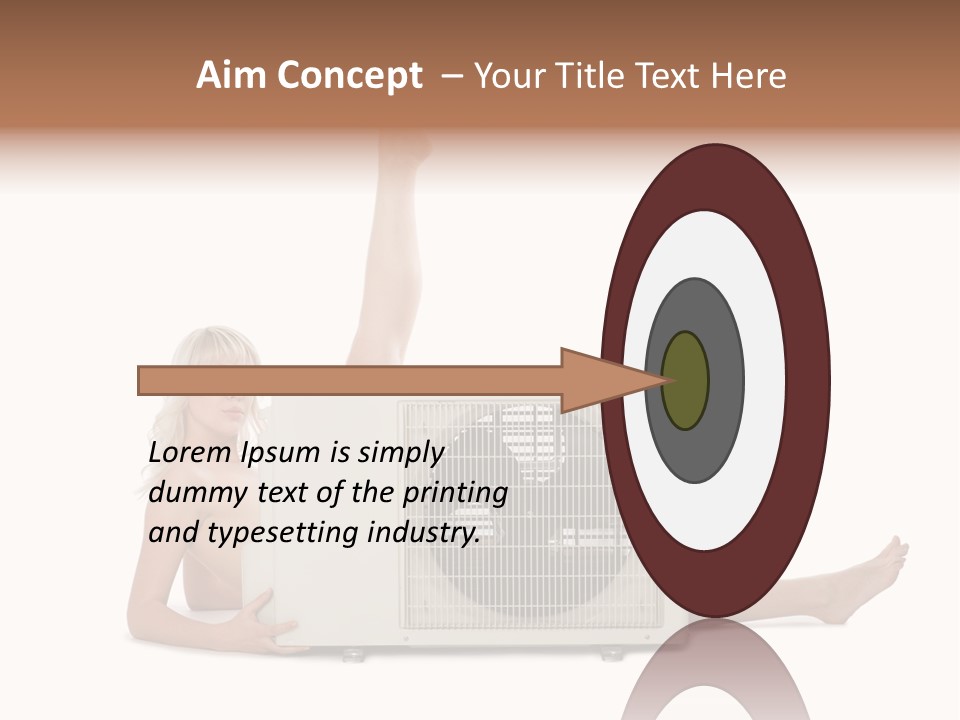 Figure Board Chair PowerPoint Template