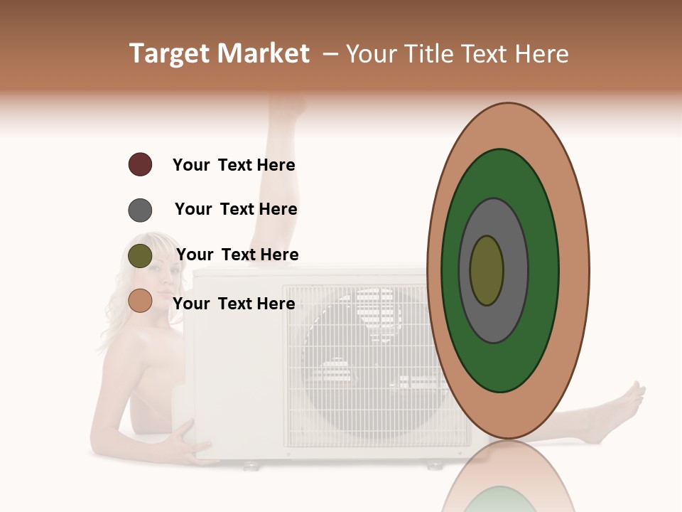 Figure Board Chair PowerPoint Template