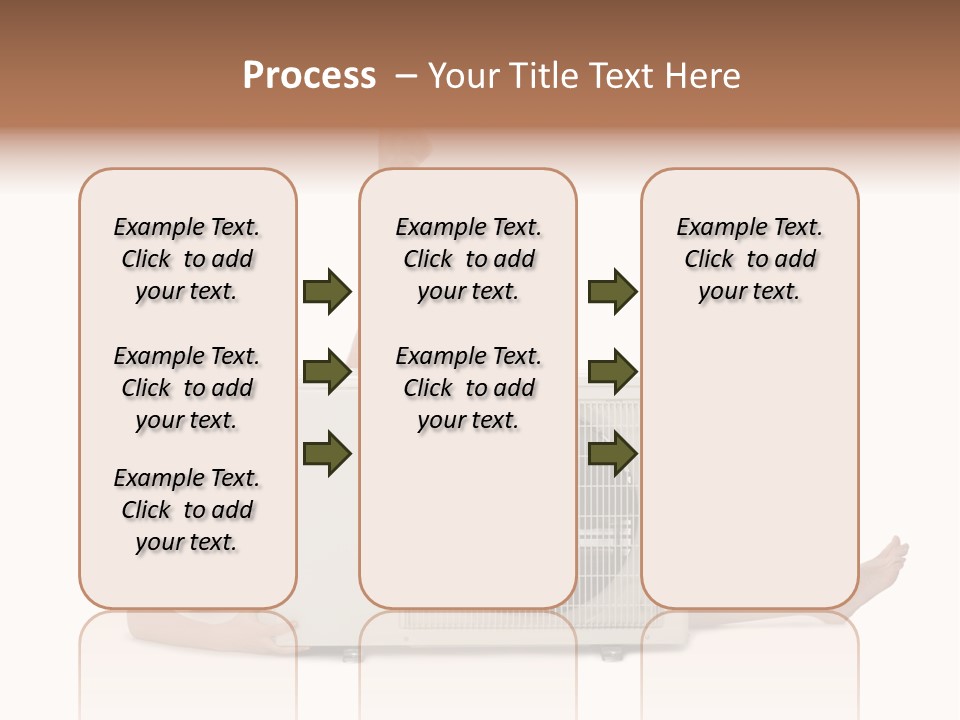 Figure Board Chair PowerPoint Template
