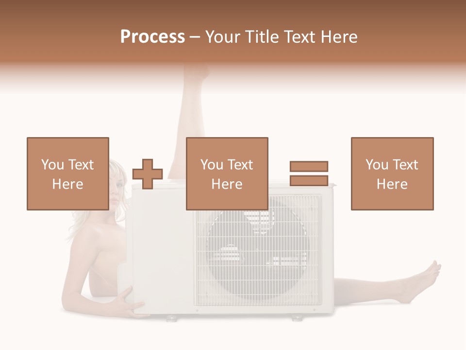 Figure Board Chair PowerPoint Template
