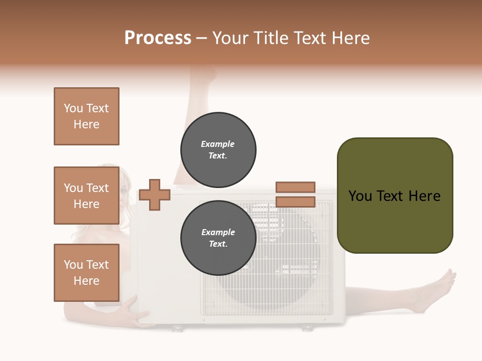 Figure Board Chair PowerPoint Template