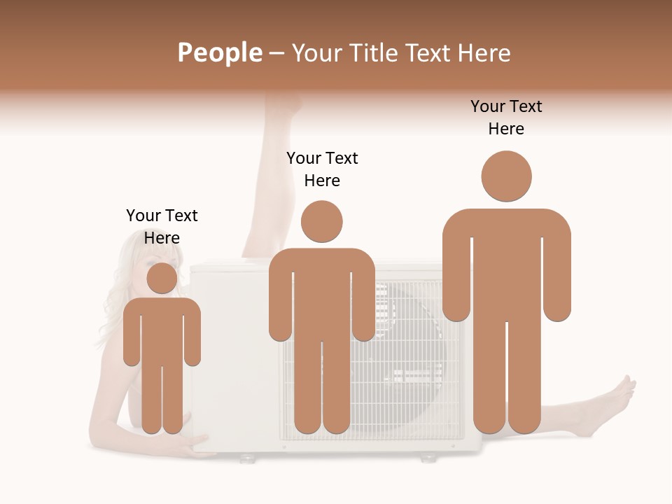 Figure Board Chair PowerPoint Template