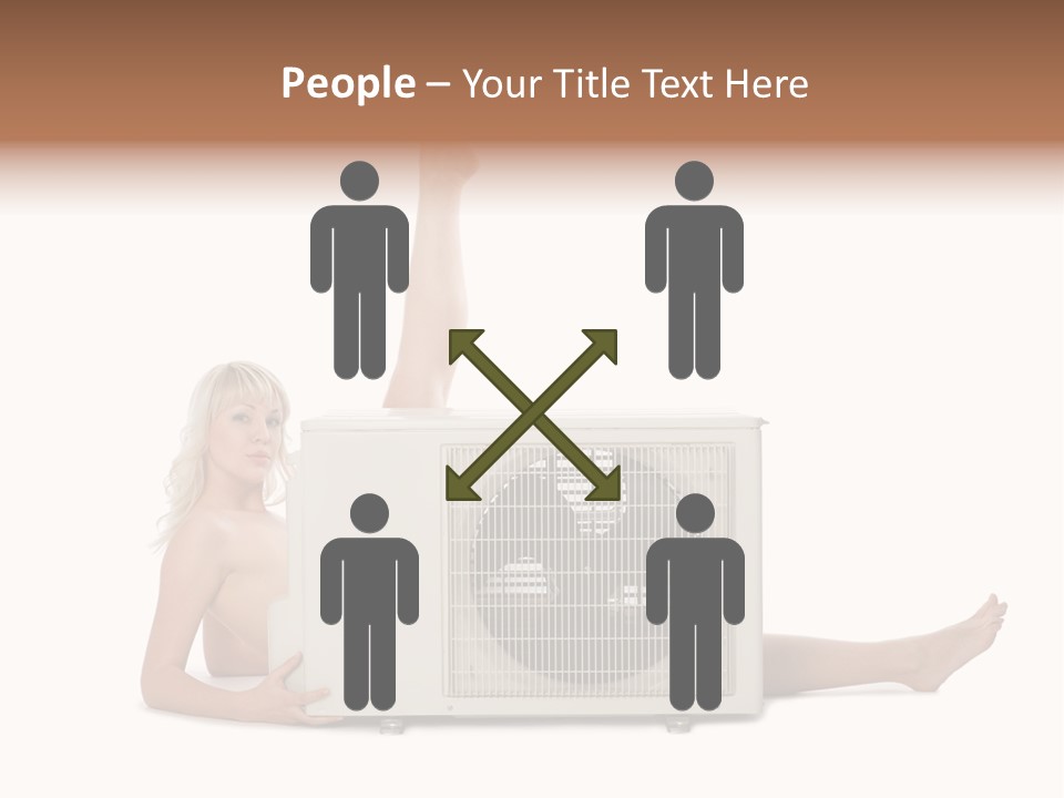 Figure Board Chair PowerPoint Template