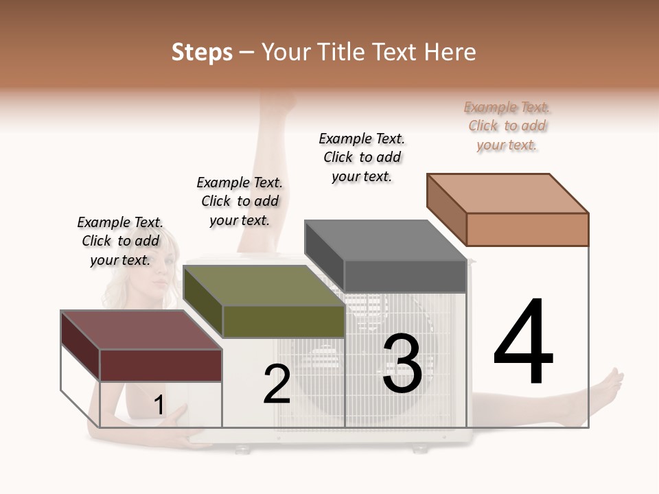 Figure Board Chair PowerPoint Template