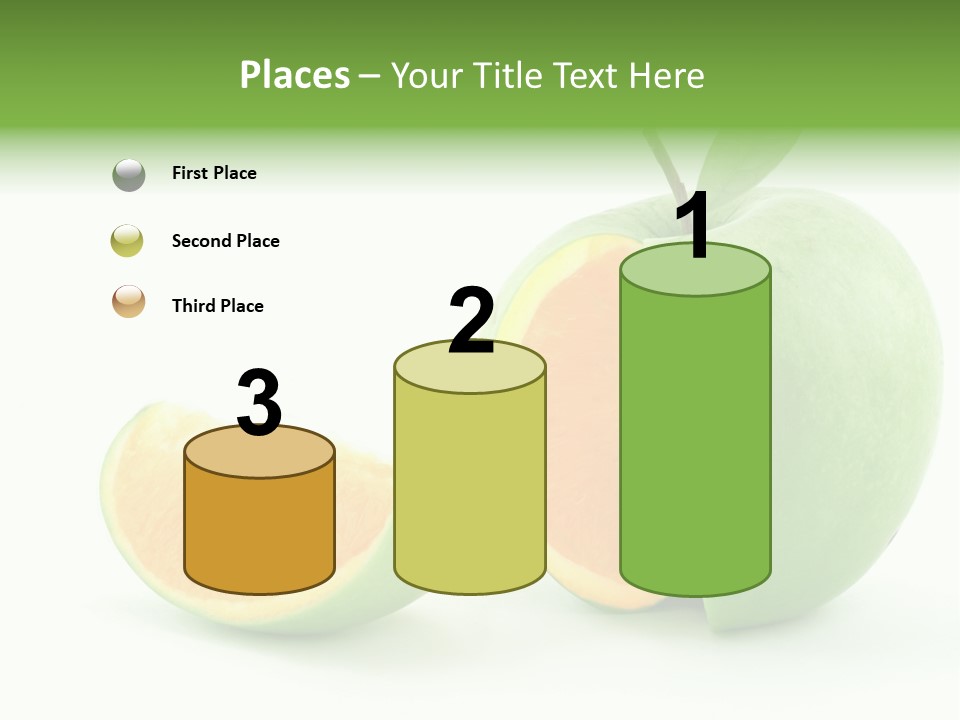 Sector Oranges Objects PowerPoint Template