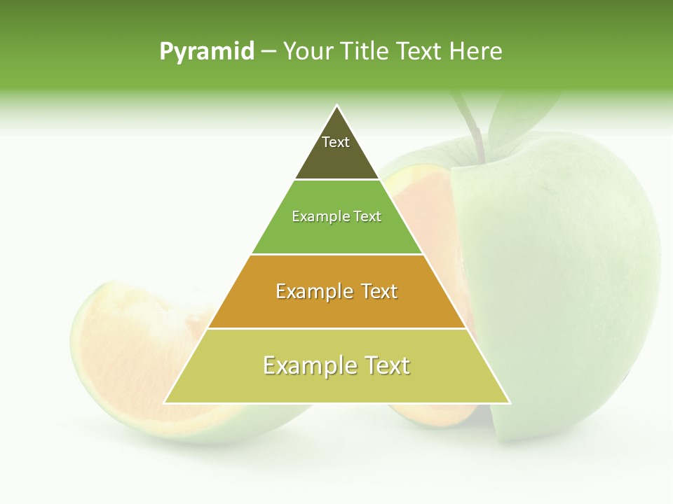 Sector Oranges Objects PowerPoint Template
