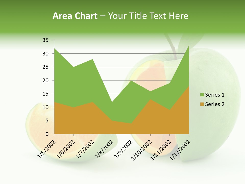 Sector Oranges Objects PowerPoint Template