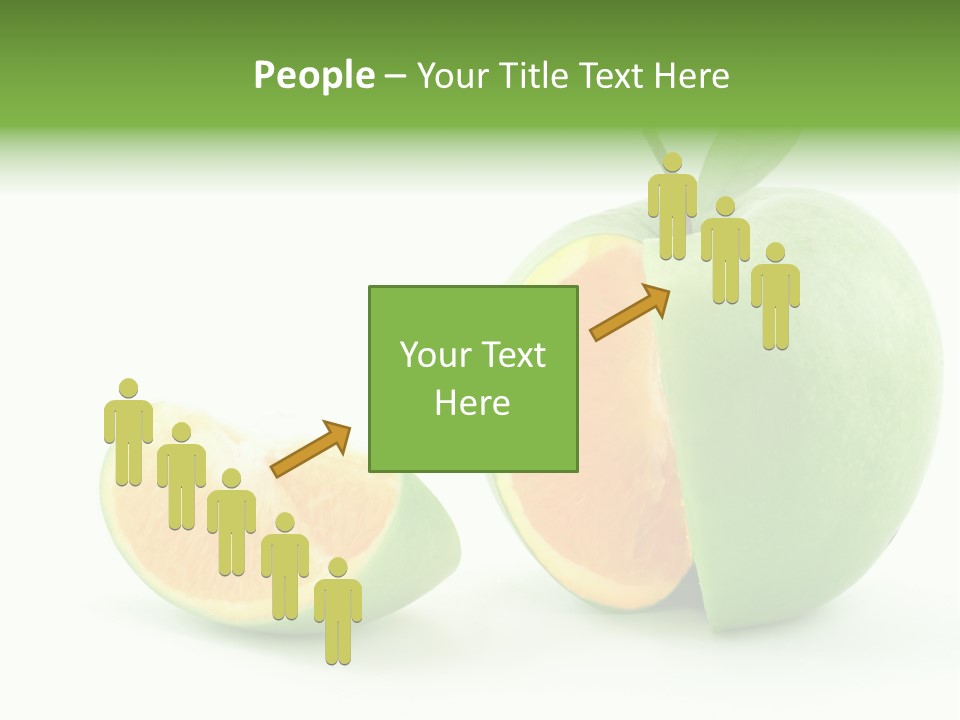 Sector Oranges Objects PowerPoint Template