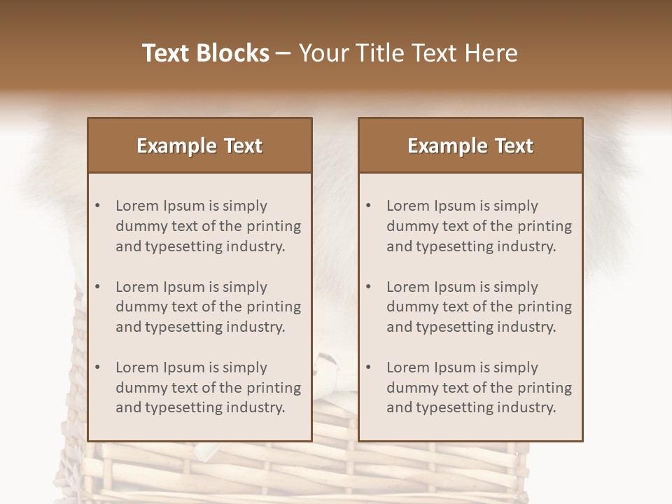 Domestic Handmade Fluffy PowerPoint Template