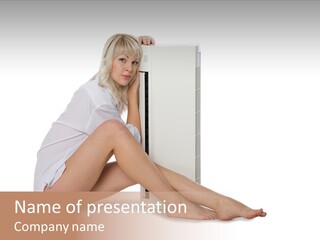 Condition Beautiful Blond PowerPoint Template