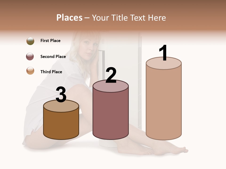 Condition Beautiful Blond PowerPoint Template