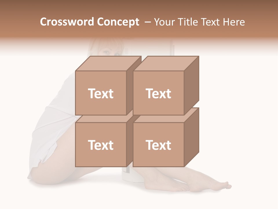 Condition Beautiful Blond PowerPoint Template
