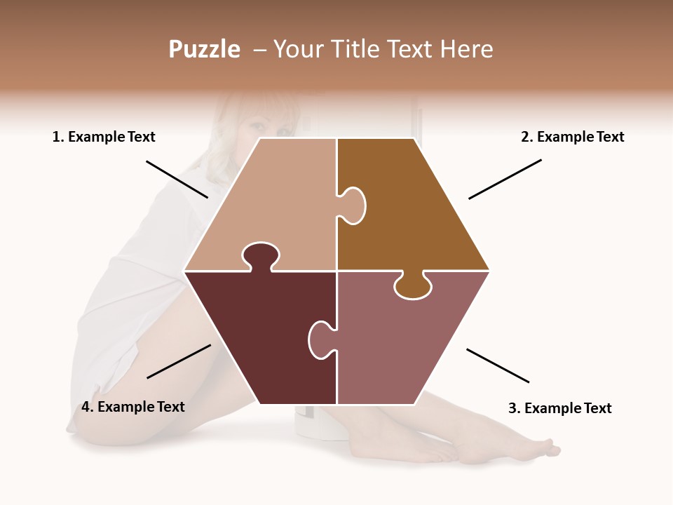 Condition Beautiful Blond PowerPoint Template