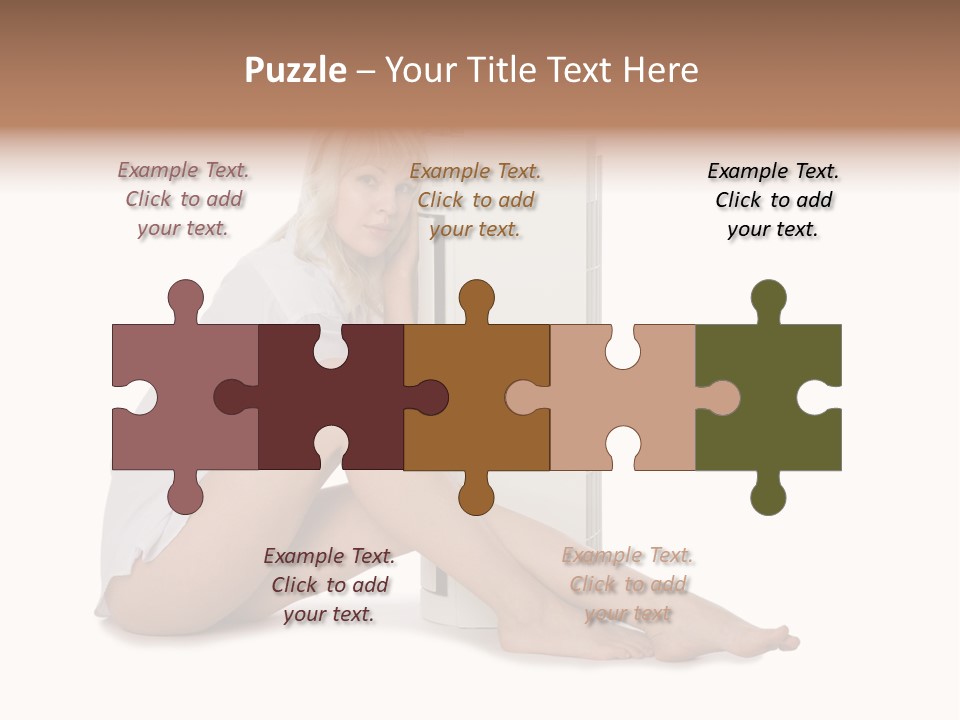 Condition Beautiful Blond PowerPoint Template