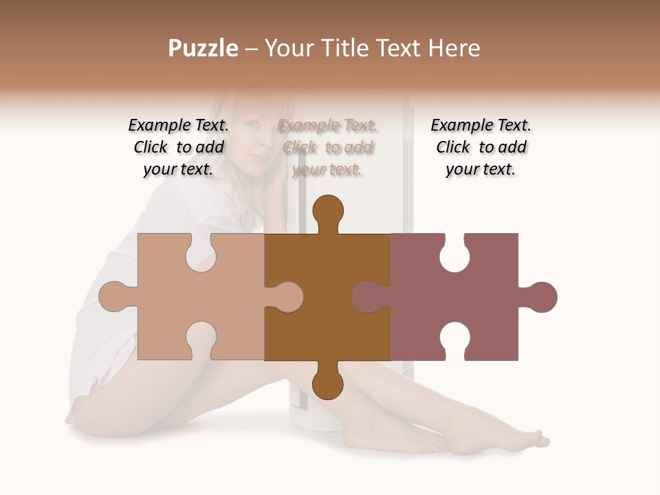 Condition Beautiful Blond PowerPoint Template