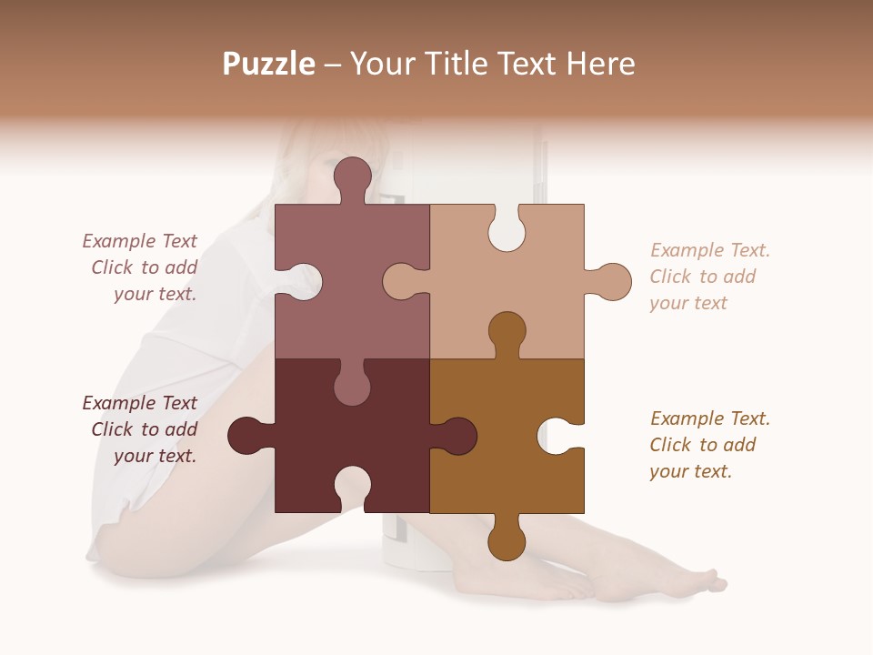 Condition Beautiful Blond PowerPoint Template