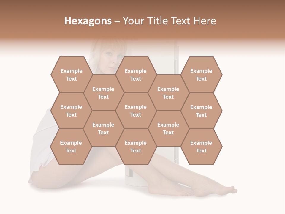 Condition Beautiful Blond PowerPoint Template