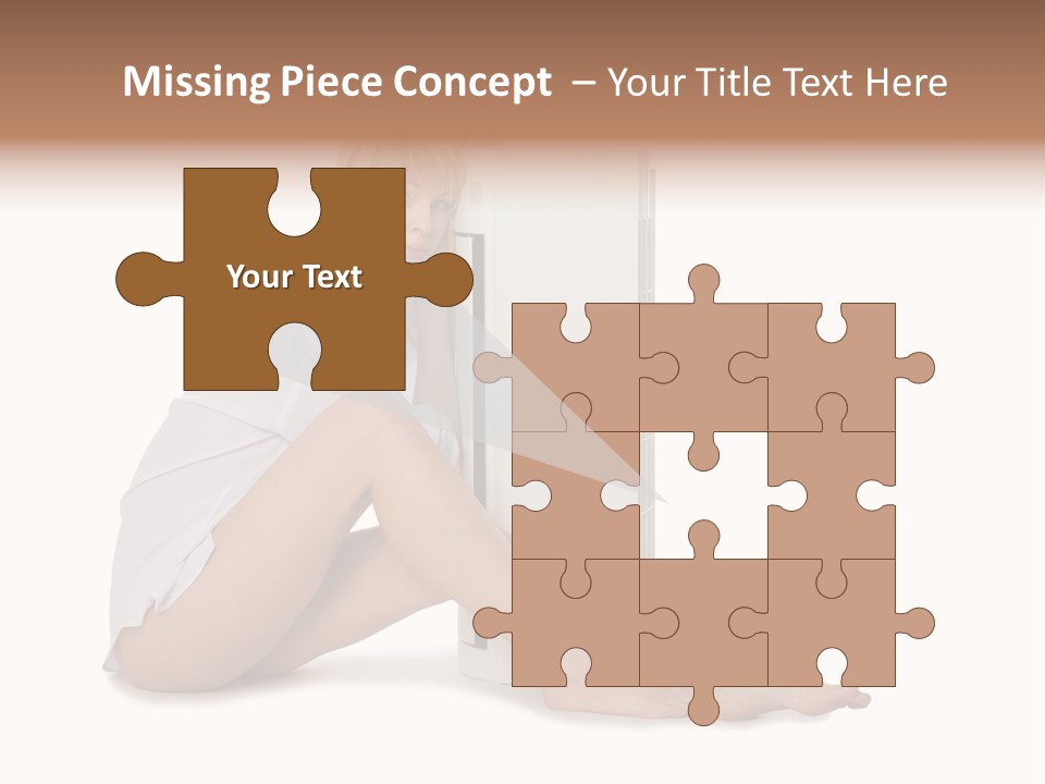 Condition Beautiful Blond PowerPoint Template