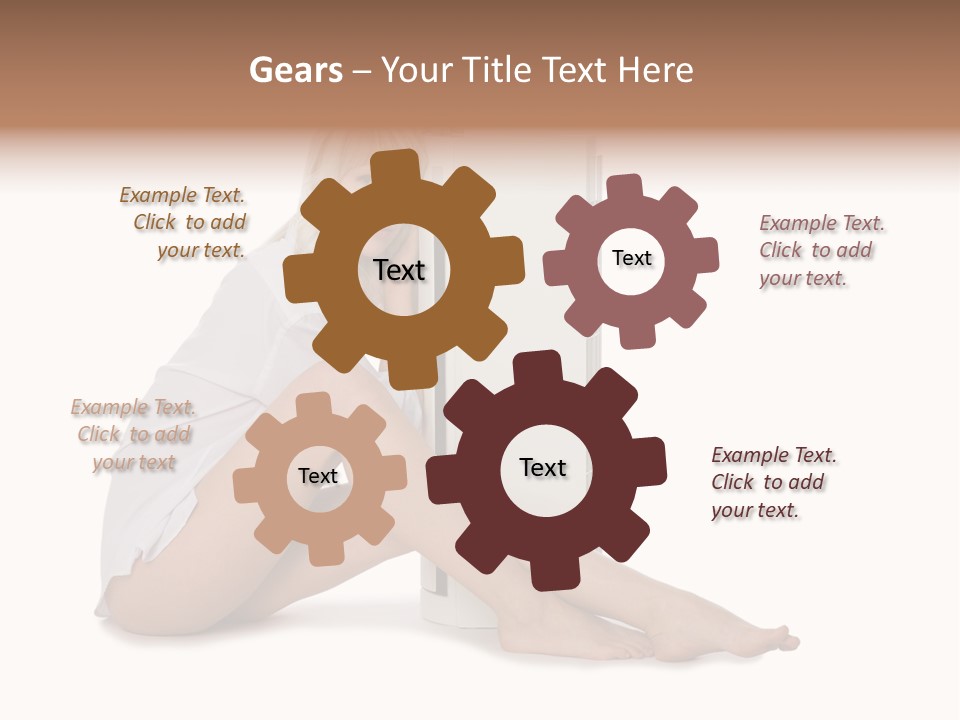 Condition Beautiful Blond PowerPoint Template