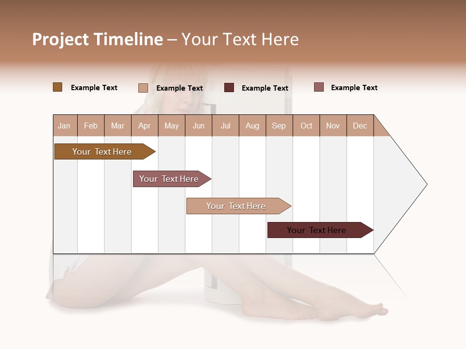 Condition Beautiful Blond PowerPoint Template