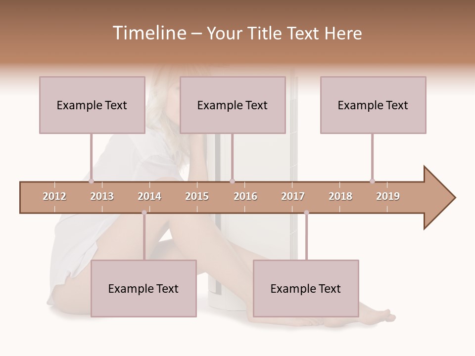 Condition Beautiful Blond PowerPoint Template