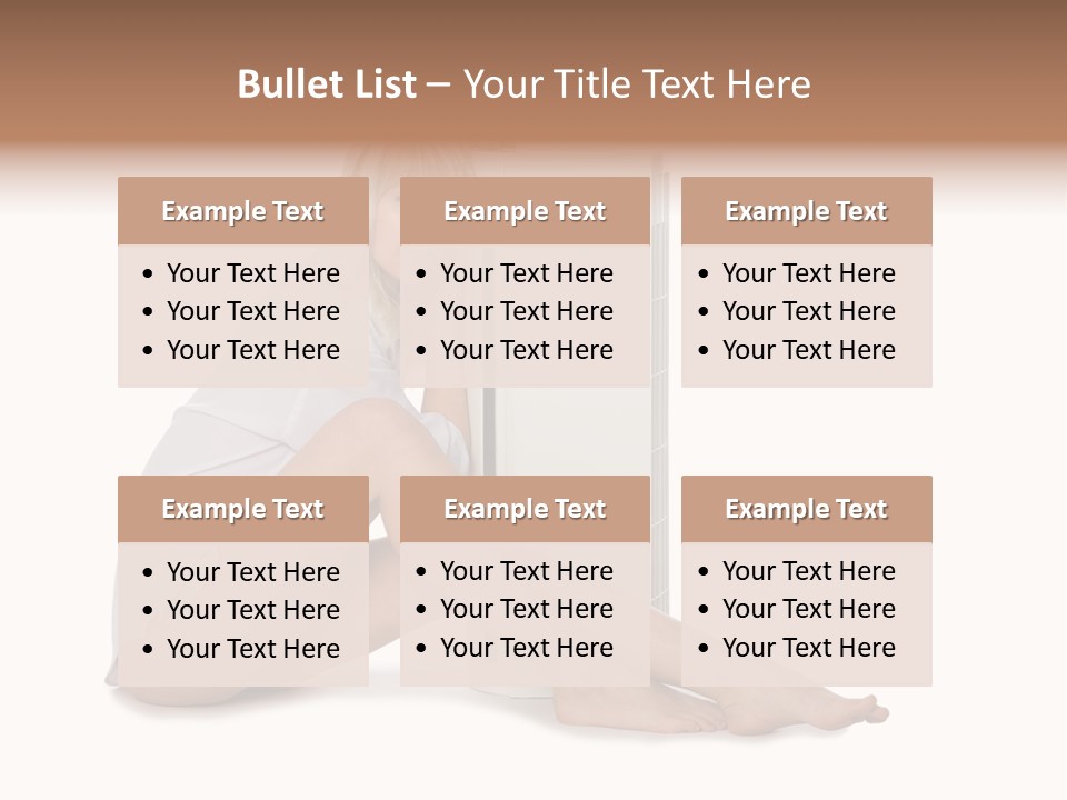 Condition Beautiful Blond PowerPoint Template