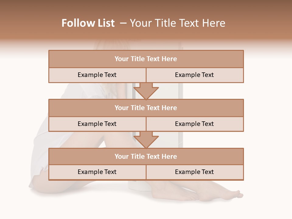 Condition Beautiful Blond PowerPoint Template