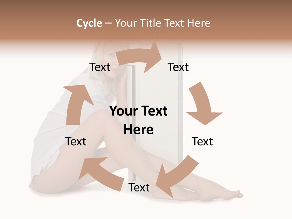 Condition Beautiful Blond PowerPoint Template