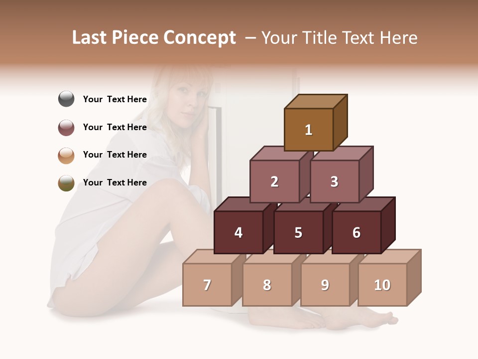 Condition Beautiful Blond PowerPoint Template