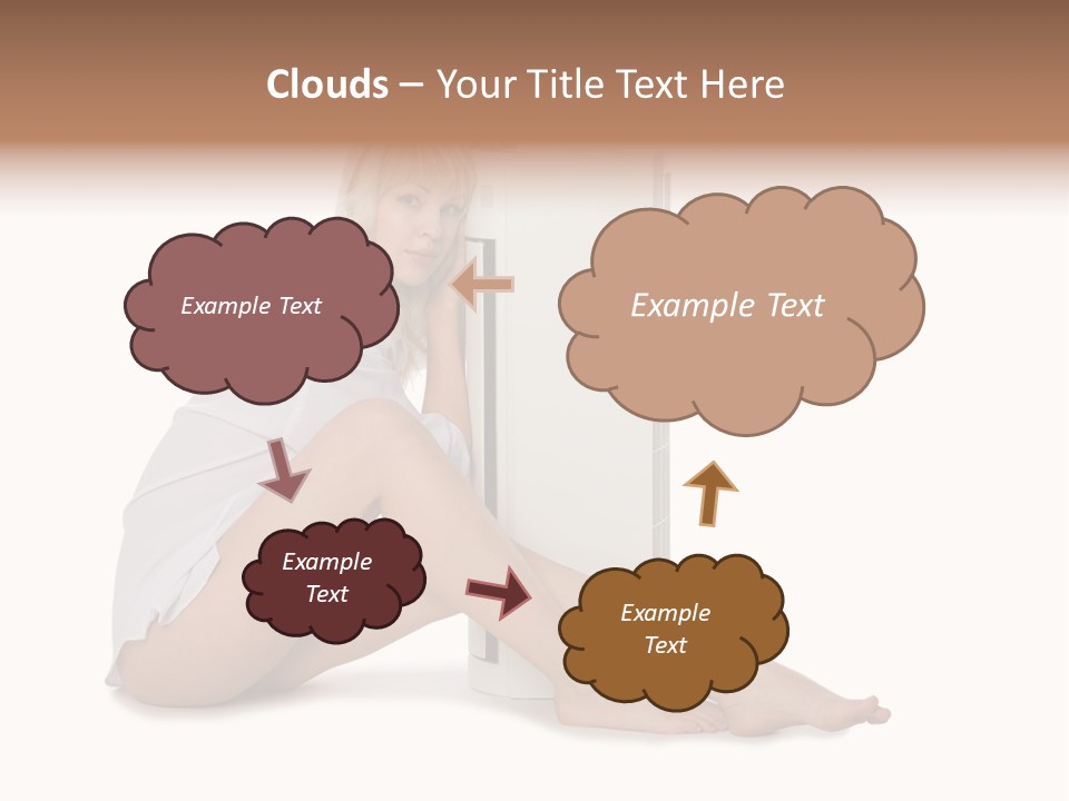 Condition Beautiful Blond PowerPoint Template