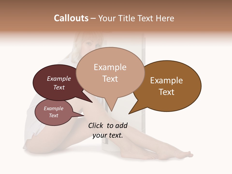 Condition Beautiful Blond PowerPoint Template