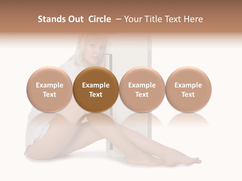 Condition Beautiful Blond PowerPoint Template
