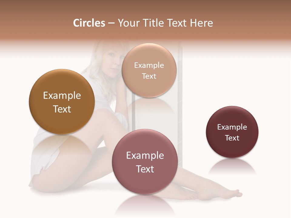 Condition Beautiful Blond PowerPoint Template